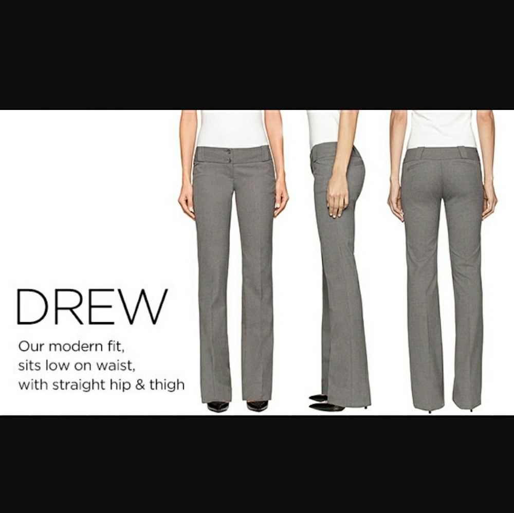 The Limited Drew Fit Black Dress Pants